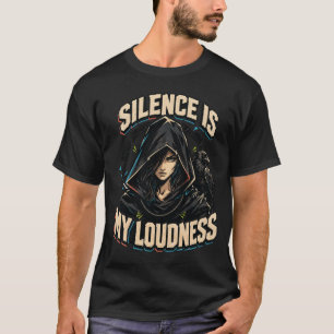 Camiseta gótica cuervo Silence Is My Loudness