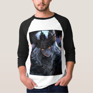 Camiseta Gótica Dark Fantasy Anime T-Shirt