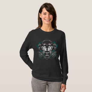 Camiseta gótica de larga duración de Gemini victor