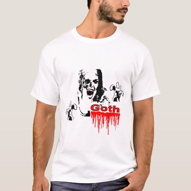 Camiseta gótica del vampiro (Anverso)