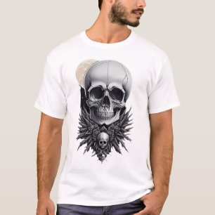 Camiseta gótica Skull