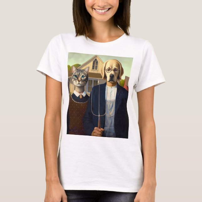 Camiseta Gótico americano (Anverso)
