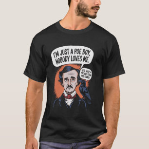 Camiseta Gótico Americano Chico Poe para ratón de bibliotec