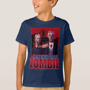 Camiseta Gótico americano del zombi