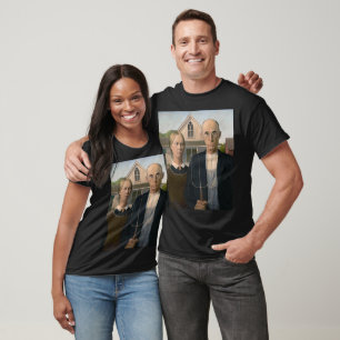 Camiseta Gótico Americano: Pobre agricultor rural