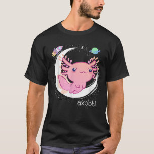 Camiseta Gótico Axolotl Kawaii Pastel Japan Anime Com
