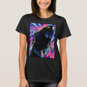 Camiseta Gótico Crow Raven con animales nórdicos de béisbol