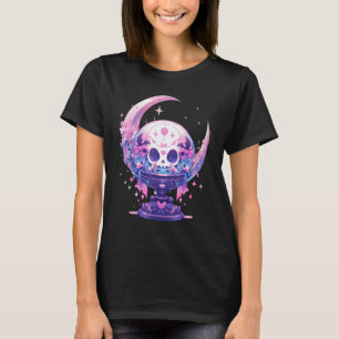 Camiseta Gótico de bolas de cristal de brujería celestial d