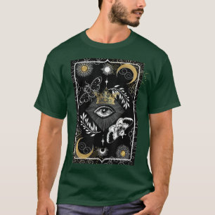 Camiseta Gótico De Brujería Mistic Ojo Vintage Fairy Grunge