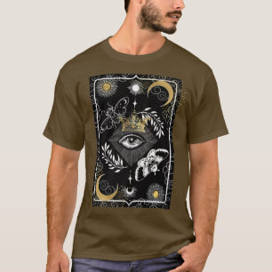 Camiseta Gótico De Brujería Mistic Ojo Vintage Fairy Grunge