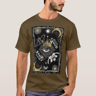 Camiseta Gótico De Brujería Mistic Ojo Vintage Fairy Grunge