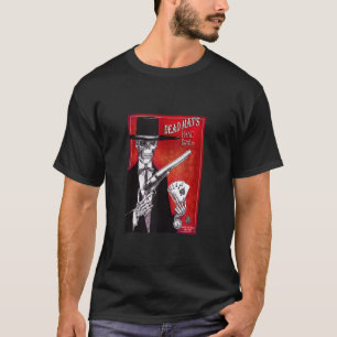 Camiseta Gótico de mano de hombre muerto estilo Tee de póqu