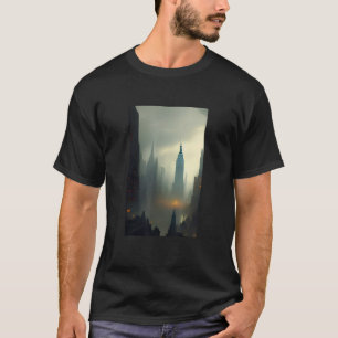 Camiseta Gótico de Nueva York Fantasía Gótica Halloween