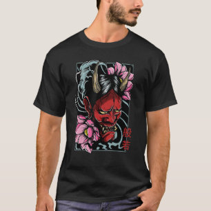 Camiseta Gótico Demonio de tatuaje oriental tradicional de 