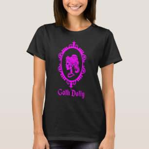 Camiseta Gótico Dolly Cameo, Estética Del Gótico Girly, Par