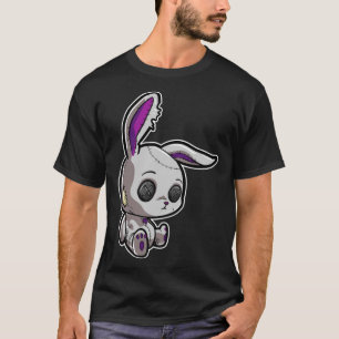 Camiseta Gótico Emo Oscuro Conejo Gótico Muñeca Bunny