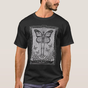 Camiseta Gótico estético Skeleton Fairy Grunge Fairycore