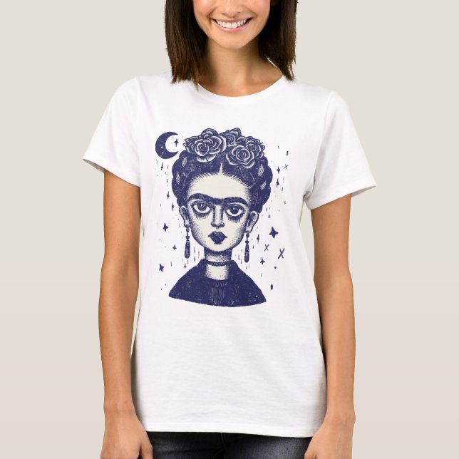 Camiseta Gótico Frida Kahlo (Anverso)