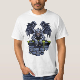 Camiseta Gótico Gargoyle: Un guardián de la noche