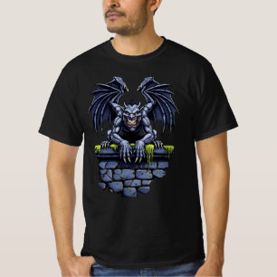 Camiseta Gótico Gargoyle: Un guardián de la noche