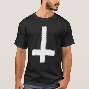 Camiseta Gótico gótico de arte oscuro invertido cruzado ocu