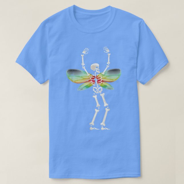 Camiseta Gótico Grunge Fairycore Estético Skeleton Fairycor (Diseño del anverso)