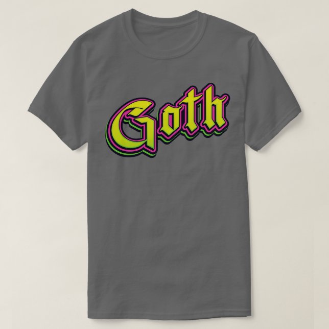 Camiseta Gótico Halloween (Diseño del anverso)