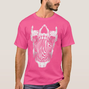 Camiseta Gótico Jawbone Cabeza gótica Arte Emo Punk Oral