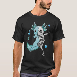 Camiseta Gótico Kawaii Pastel Estética Dabbing Axolotl Sala