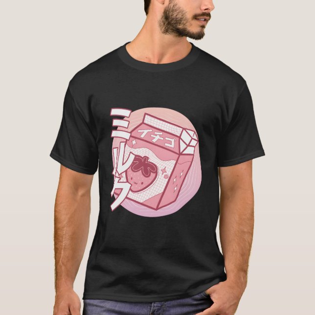 Camiseta Gótico Kawaii Pastel suave de la moda japonesa (Anverso)