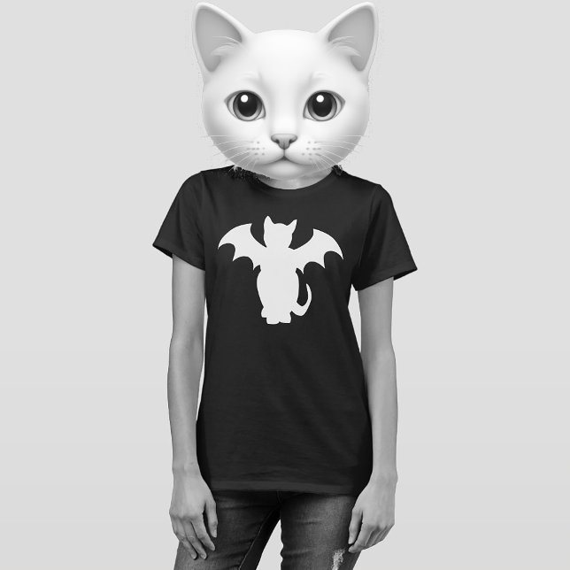 CAMISETA GÓTICO KITTY BAT CAT SHIRT (Subido por el creador)