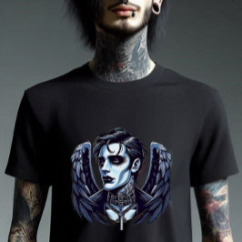Camiseta Gótico Man Angel Dark Fantasy art