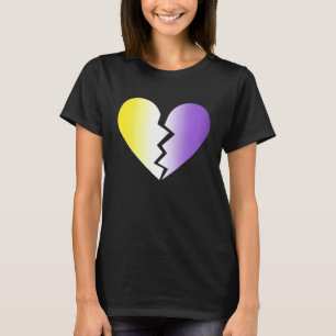 Camiseta Gótico no binario LGBTQ El día de San Valentín de