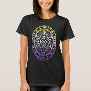 Camiseta Gótico no binario LGBTQ Occulcraft Witchcraft LGBT