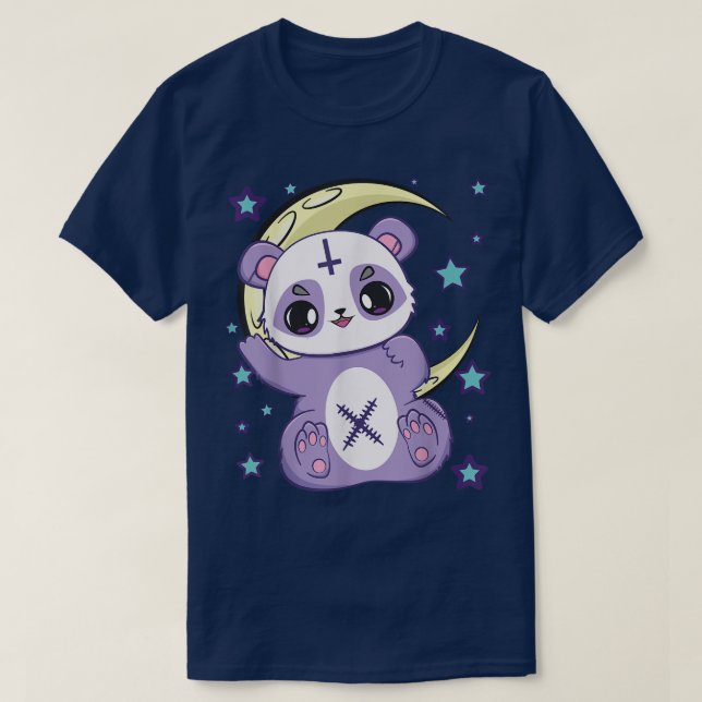 Camiseta Gótico Nu Panda Yami Kawaii Bear Cub Cub Cute Cree (Diseño del anverso)