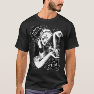 Camiseta Gótico oculto Grunge Ola oscura Punk gótico_6