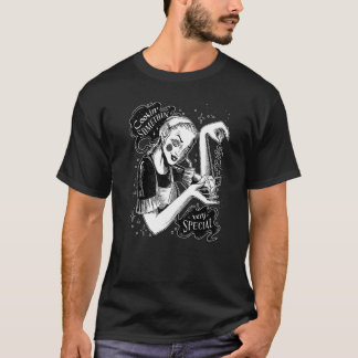 Camiseta Gótico oculto Grunge Ola oscura Punk gótico Premiu