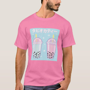Camiseta Gótico Pastel burbuja té japonés Boba Tea Kawaii P