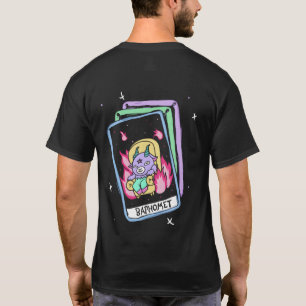 Camiseta Gótico Pastel Creepy Kawaii Creepy Tarot Card Baph