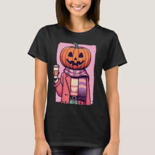 Camiseta Gótico Pastel de la cabeza de calabaza