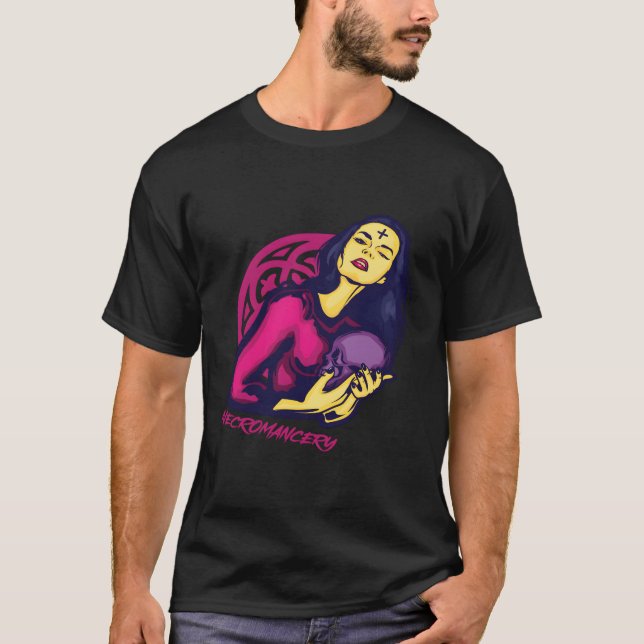 Camiseta Gótico Pastel de Regalo Gótico de Necromancy (Anverso)