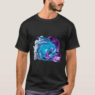 Camiseta Gótico Pastel Dragón Cristal Creatura Mítica Fanta
