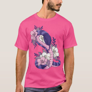 Camiseta Gótico Pastel Estético Snake Flower Fairy Grunge G