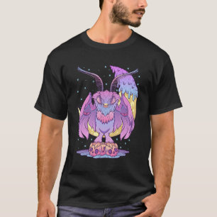 Camiseta Gótico Pastel Kawaii Criptid Moth Pastel Gótico