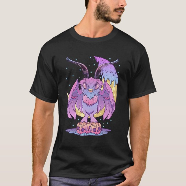 Camiseta Gótico Pastel Kawaii Criptid Moth Pastel Gótico (Anverso)