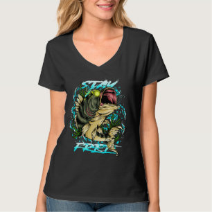 Camiseta Gótico Pastel Libre Devil Pescado Malvado Ojos Dem