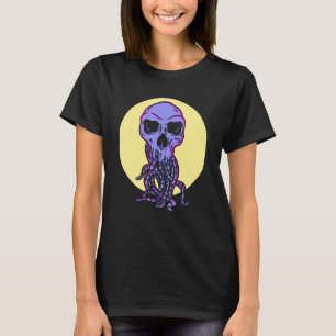 Camiseta Gótico Pastel Robotic Skull Muerte Punk Robotics