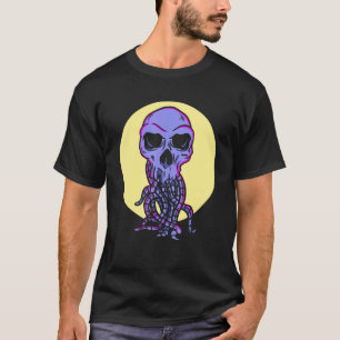 Camiseta Gótico Pastel Robotic Skull Muerte Punk Robotics