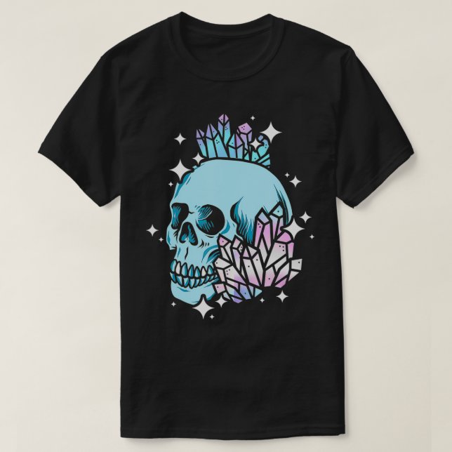 Camiseta Gótico Pastel Skull Estético Emo Gótico Gótico sua (Diseño del anverso)