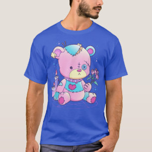 Camiseta Gótico pastel Teddy Bear japonés Anime Kawaii Demo